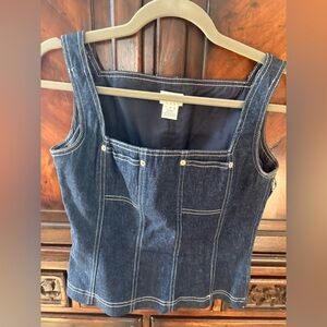 RARE BCBG Dark Blue Women's Denim Top